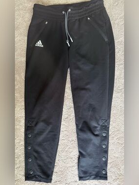 Adidas Golf Snap-Button Athletic Joggers